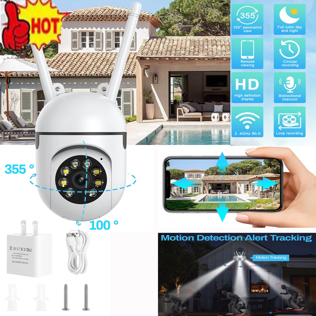 1080p HD Outdoor CCTV Surveillance Security Camera Night Vision CCTV Smart Home
