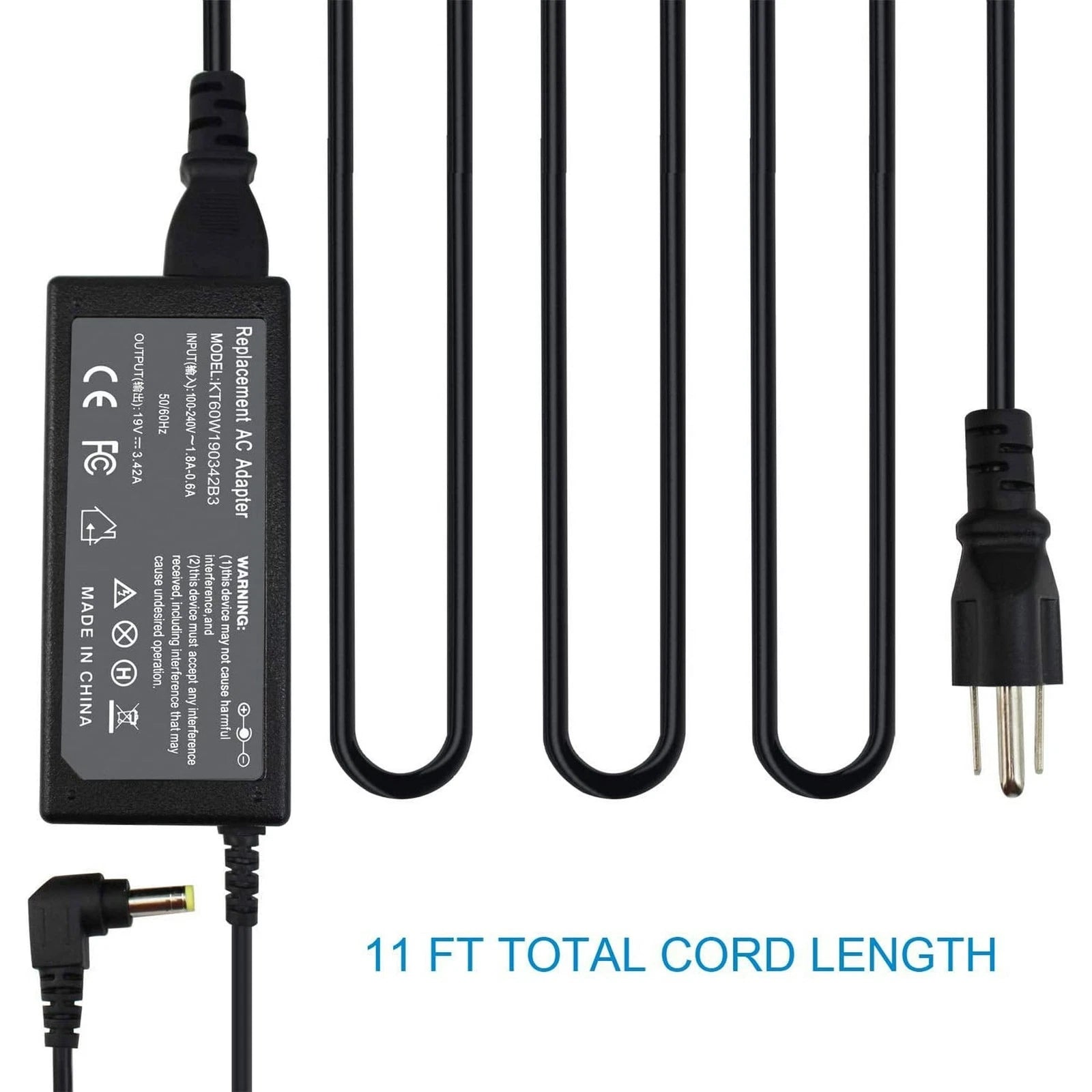 19V 3.42A 65W Laptop Charger Power AC Adapter For Toshiba Laptop l755 s5242gr
