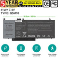 Laptop Battery for Dell Latitude E5450 E5550 E5250 Notebook Laptop 15.6" G5M10