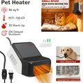 ??Dog House Heater with Thermostat,Pet House Heater Adjustable 6.6FT Safety 600W