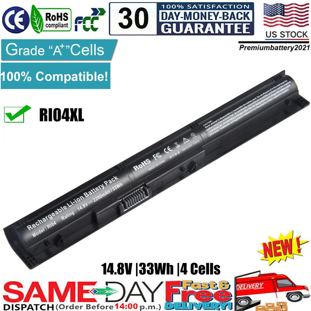 RI04 Battery for HP ProBook 450 455 470 G3 Series RI06XL 805294-001 811063-421