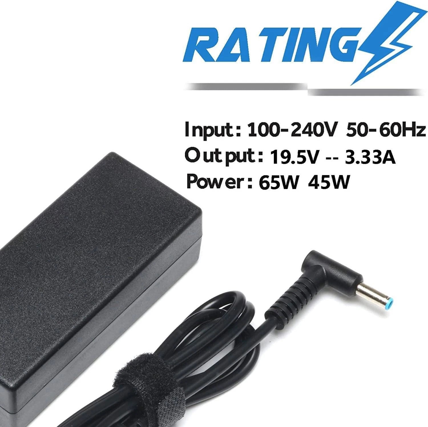 65W Laptop Charger for HP EliteBook 840 850 830 G8/G7/G6/G5/G4 ProBook 640 650
