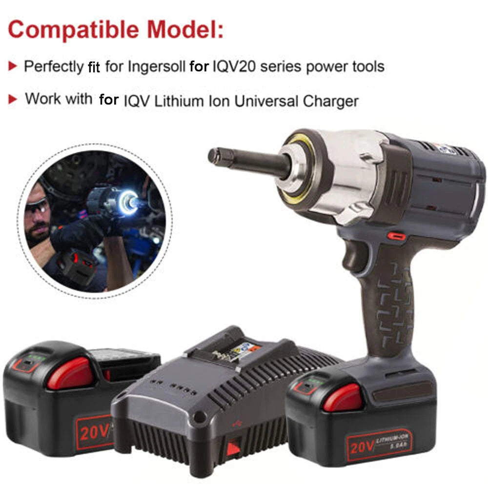 5.0AH BL2012H Li-ion Battery 20V For Ingersoll for IQV20 ALL series power tools