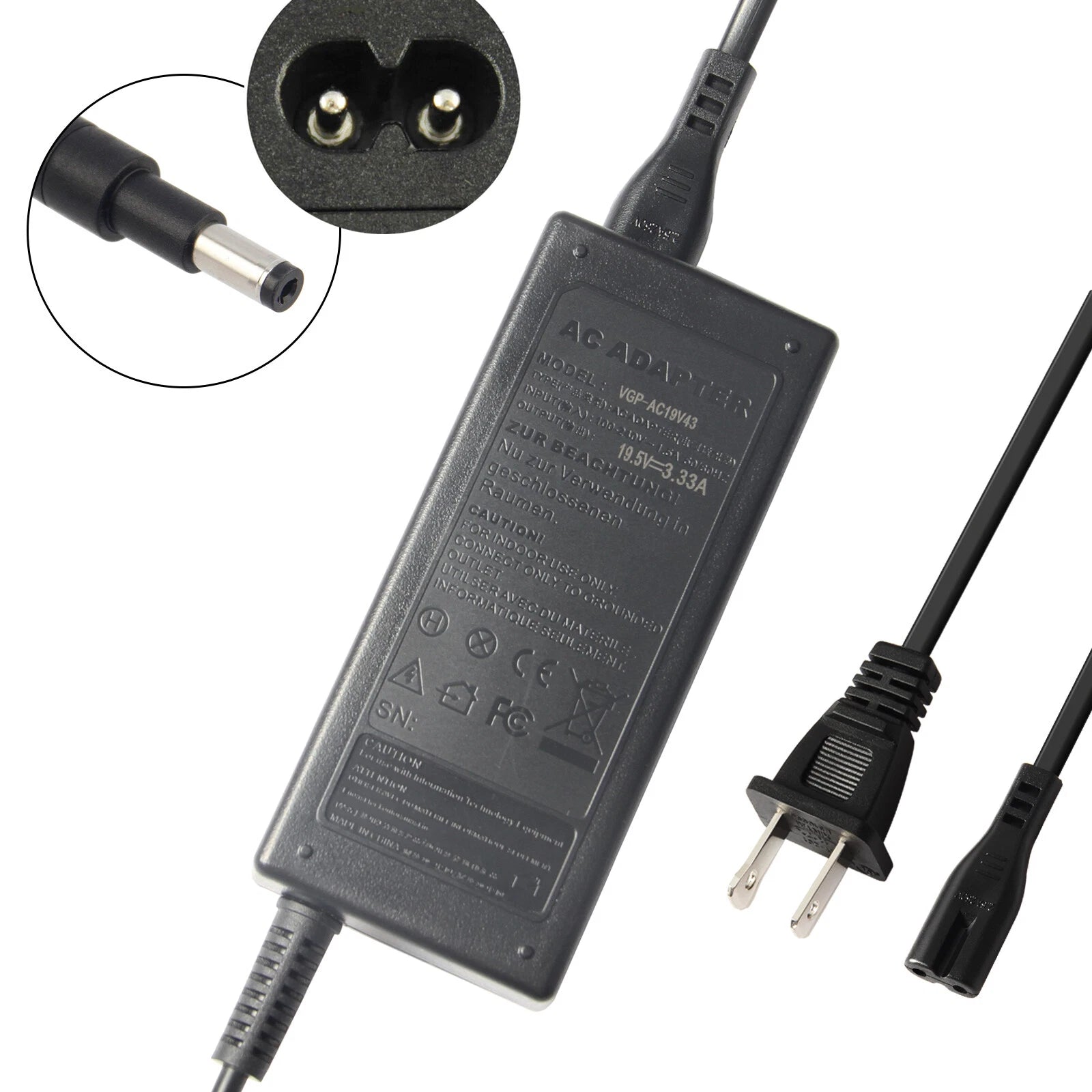 Adapter KI04 Charger For HP Pavilion 14 15 17 HSTNN-DB6T 800009-421 HSTNN-LB6S