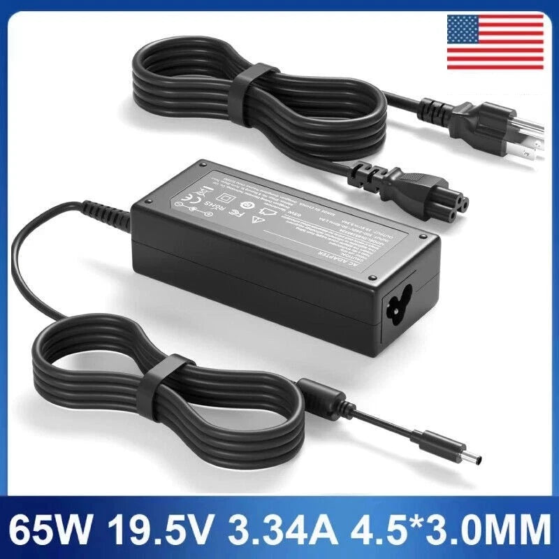 65W Latitude 3520 Charger for Dell Latitude 3420 3320 3510 Laptop Power Adapter