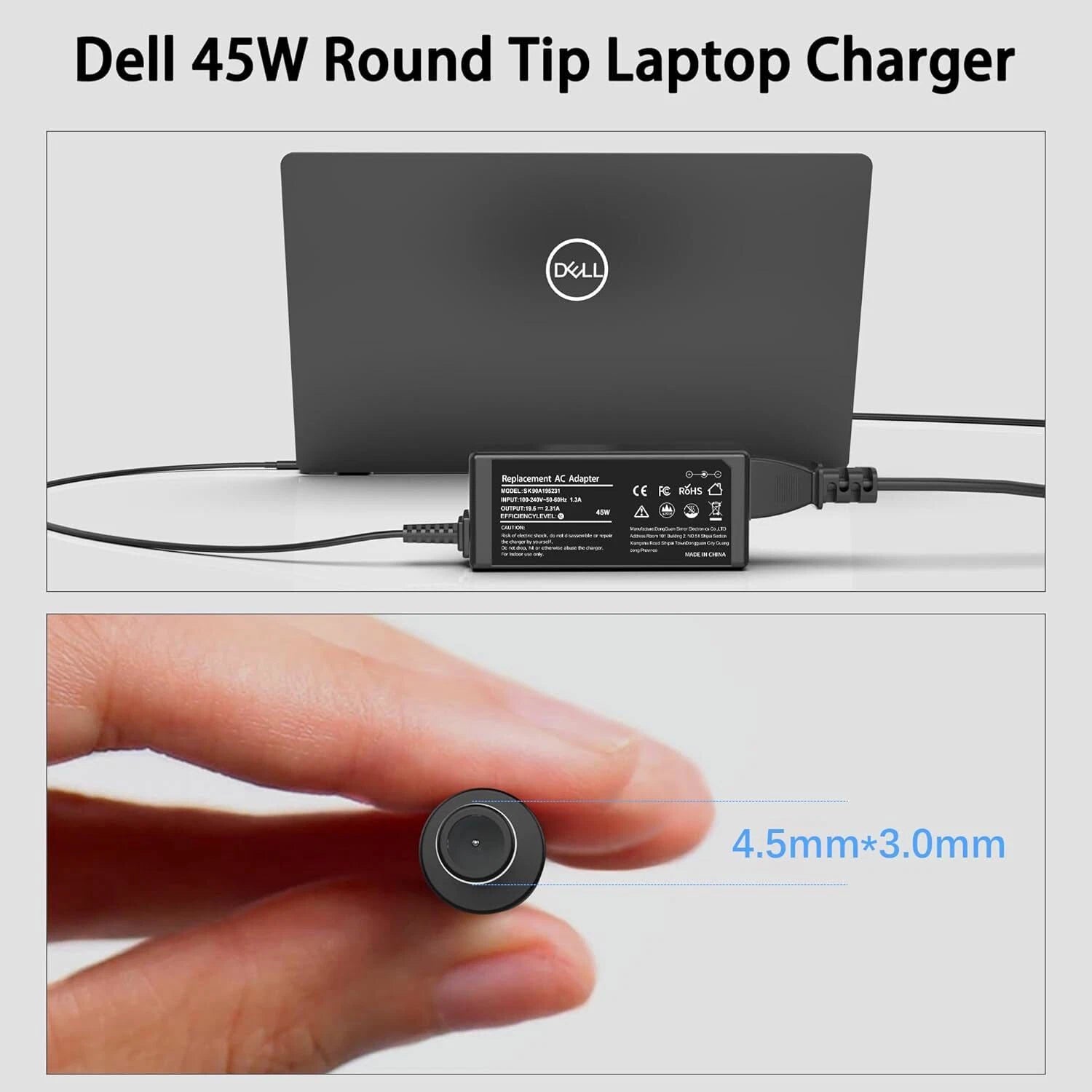 For Dell Inspiron 15 3000 5000 7000 Series Laptop Adapter Power Supply Charger