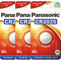 Panasonic CR2025 2025 3V Lithium Coin Cell Battery, 3 Count