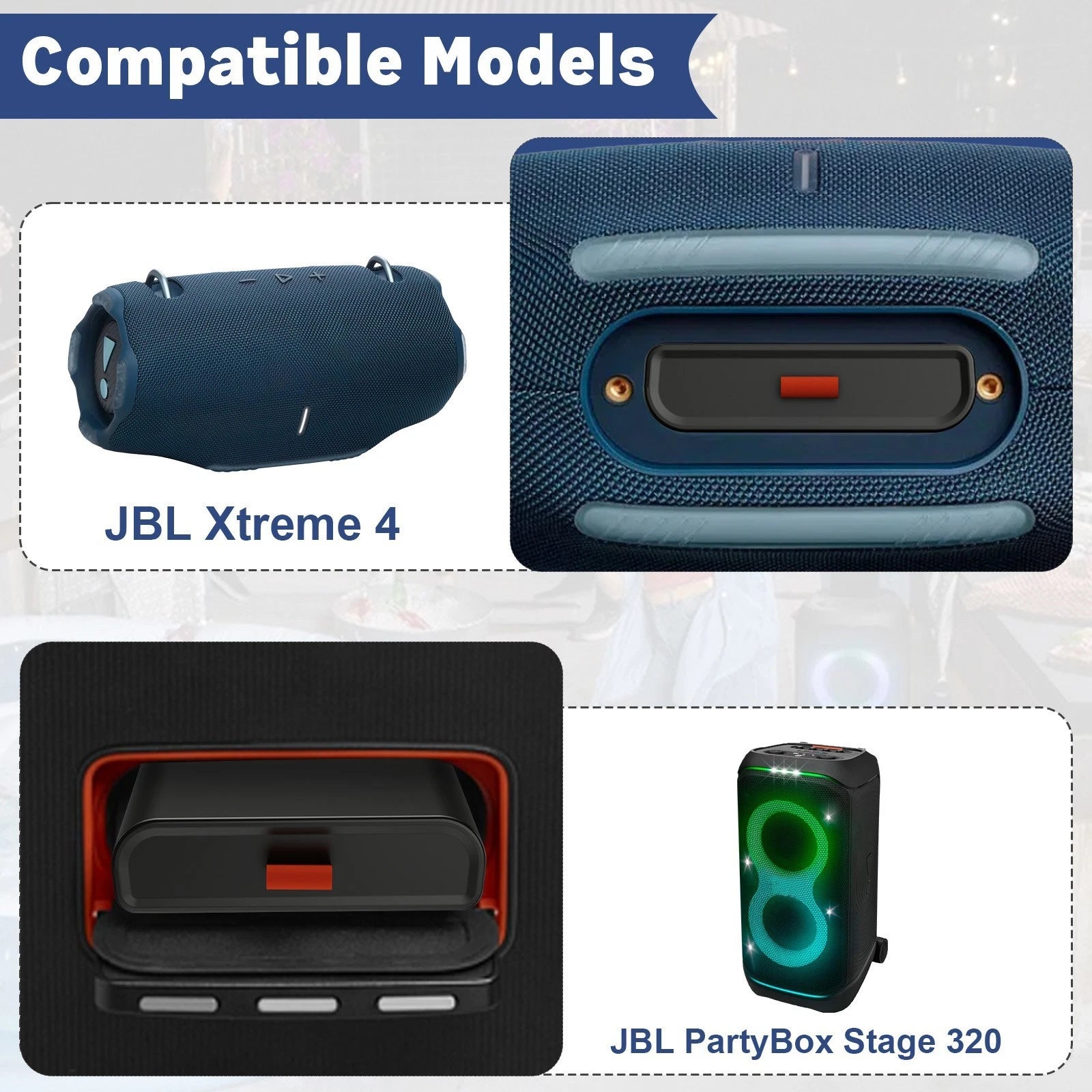 ?For JBL Battery 400 Replaceable Battery PartyBox Stage 320 & Xtreme 4 99.9Wh