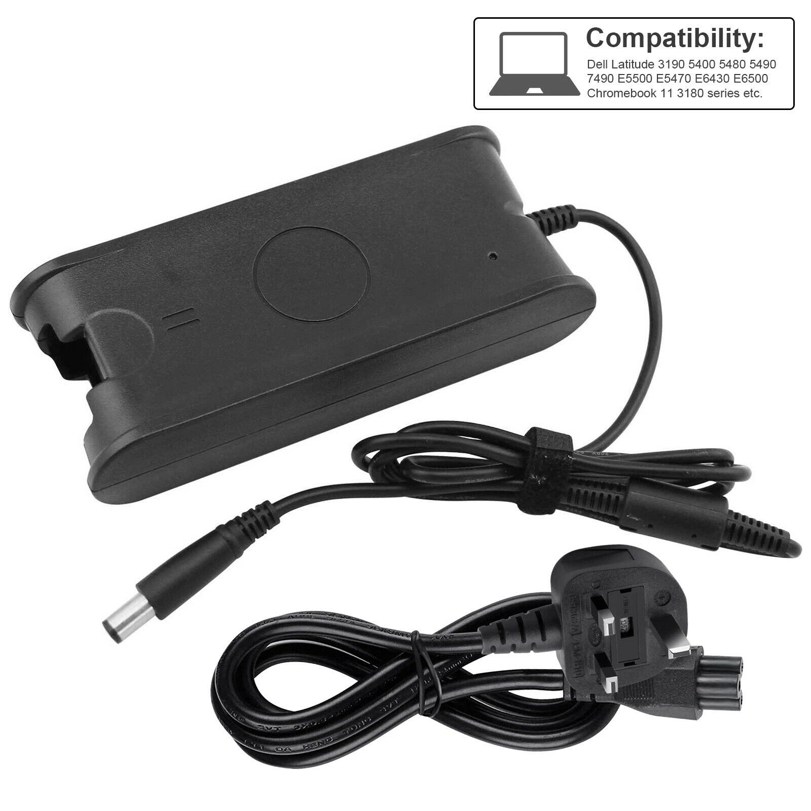 For Dell Latitude 65W Charger AC Power Adapter LA65NM130 3480 3488 7480 7490 US