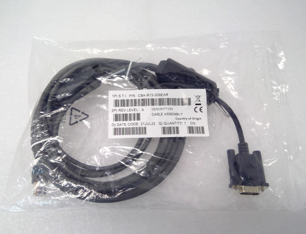Zebra CBA-R13-S09EAR RS232 Serial Cable 9ft Straight for Wincor Nixdorf Beetle