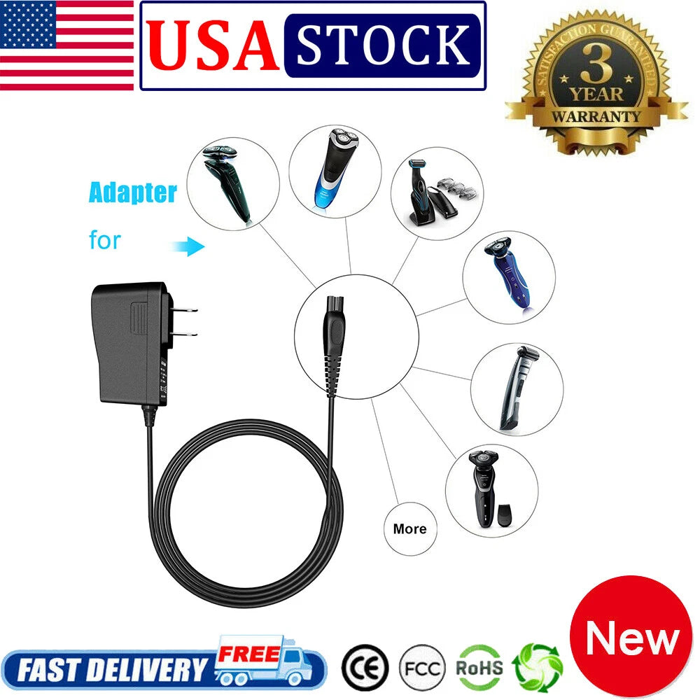 AC Adapter Charger For Philips Norelco Shaver 5000 5100 5200 Series 3100 3200