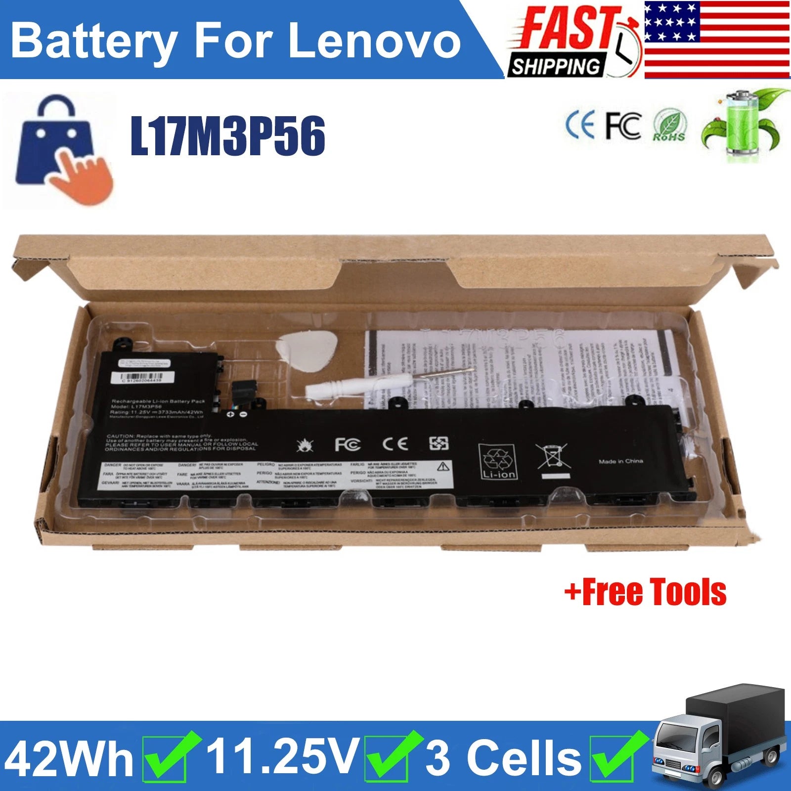 ?L17L3P54 L17M3P56 01AV486 01AV487 Battery for Lenovo ThinkPad Yoga 11e 5th Gen