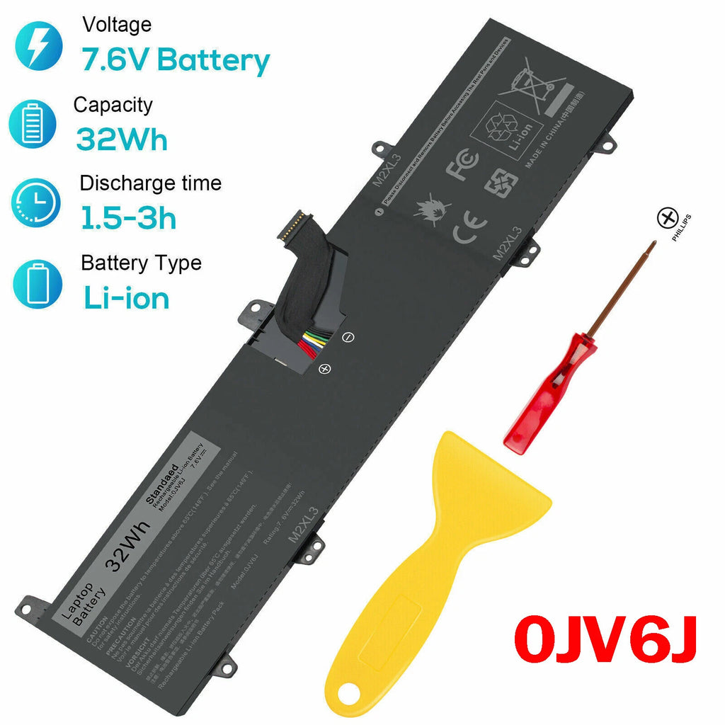 0JV6J Battery For Dell Inspiron 3179 3180 3162 3164 3168 8NWF3 PGYK5 OJV6J 32Wh
