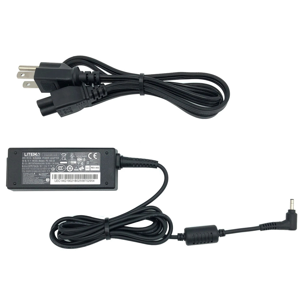 NEW Genuine LiteOn PA-1400-14 40W AC Power Adapter 19V 2.1A OEM Tip 3.0x1.1mm