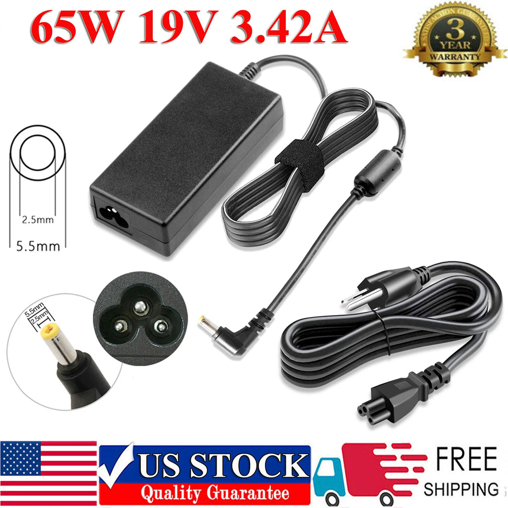 Laptop AC Adapter Charger For Toshiba PA3822U-1ACA L655 19V 3.42A 65W Notebook F