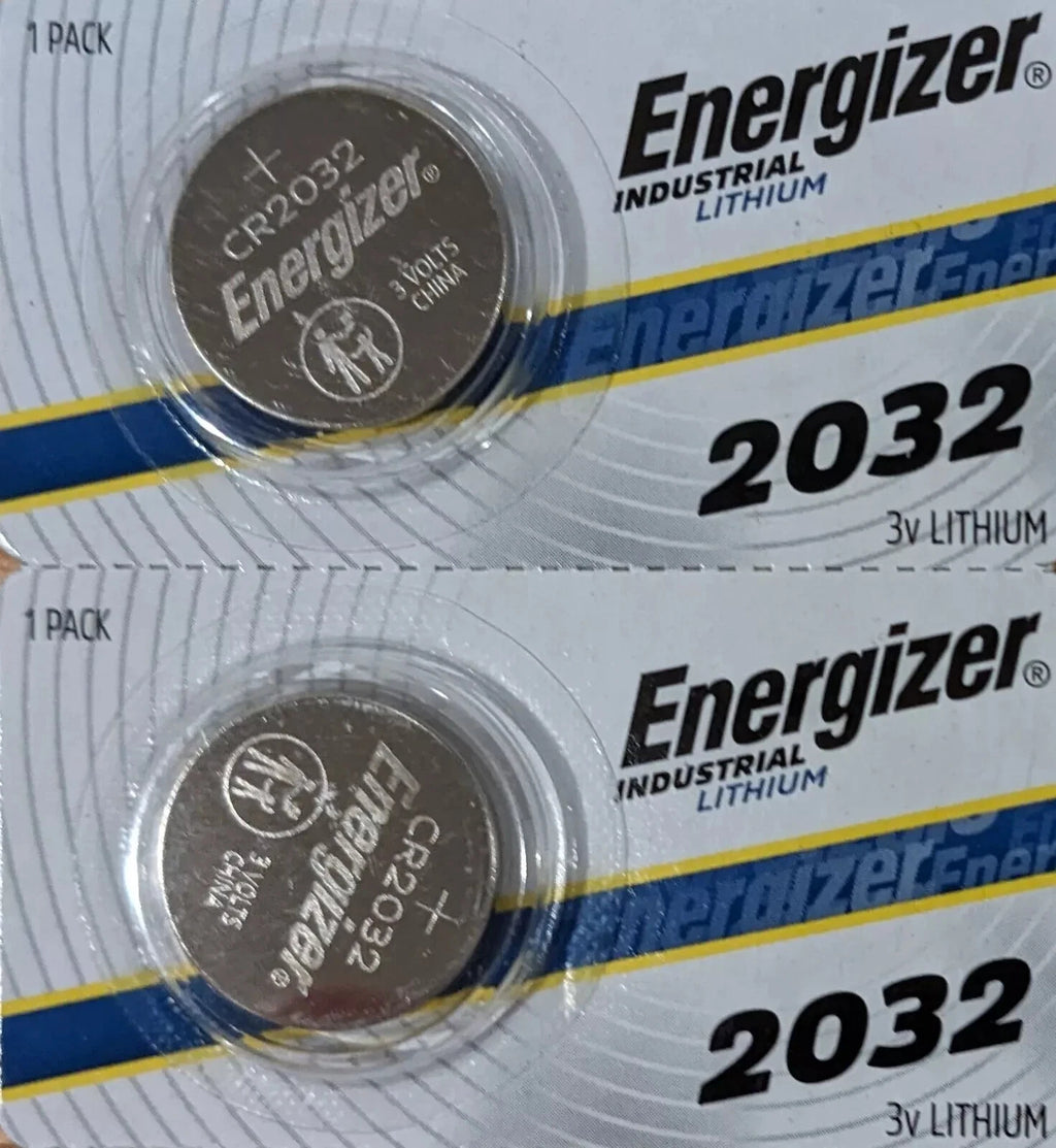 2 Pcs Fresh Energizer CR2032 3V Lithium Coin Cell Button Battery CR 2032 ECR2032