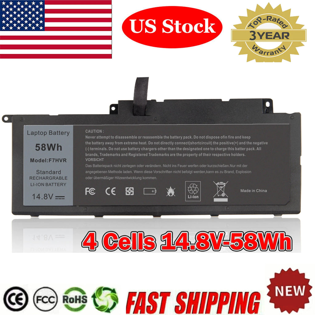 F7HVR Battery for Dell Inspiron 17 7737 Inspiron 15 7537 Inspiron 14 7437 G4YJM