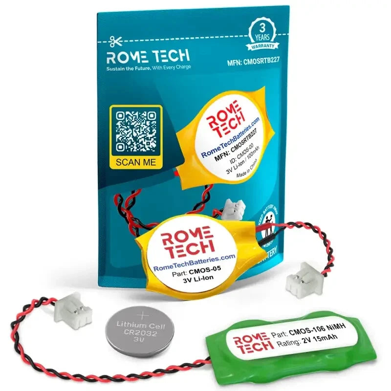 Replacement RTC BIOS CMOS Battery for Medion Akoya Erazer Series