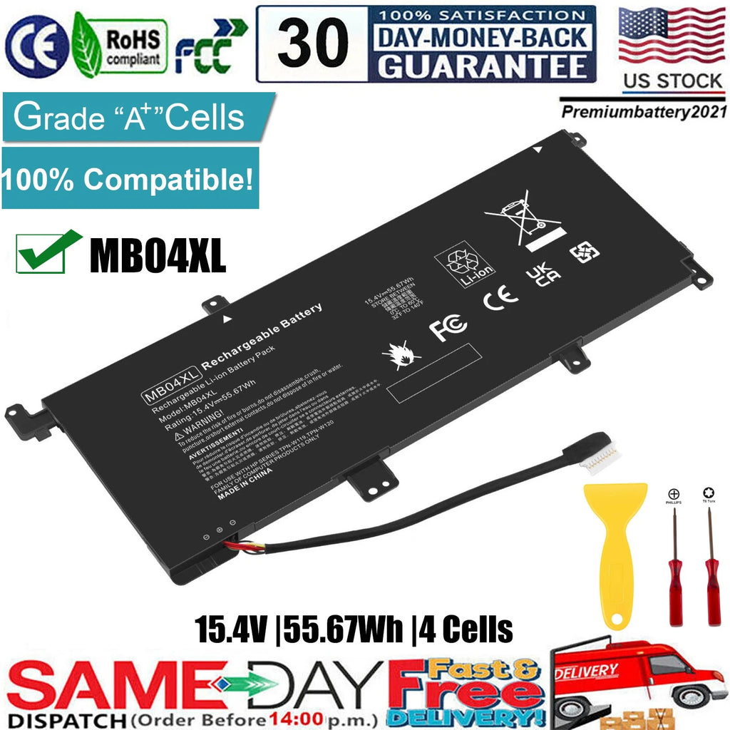 ?MB04XL Battery for HP Envy X360 15-AQ m6-aq m6-aq105dx m6-aq103dx 844204-850 US