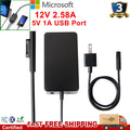 For Microsoft Surface Pro 4 AC Adapter Charger 1706 1625 + US Power Cord