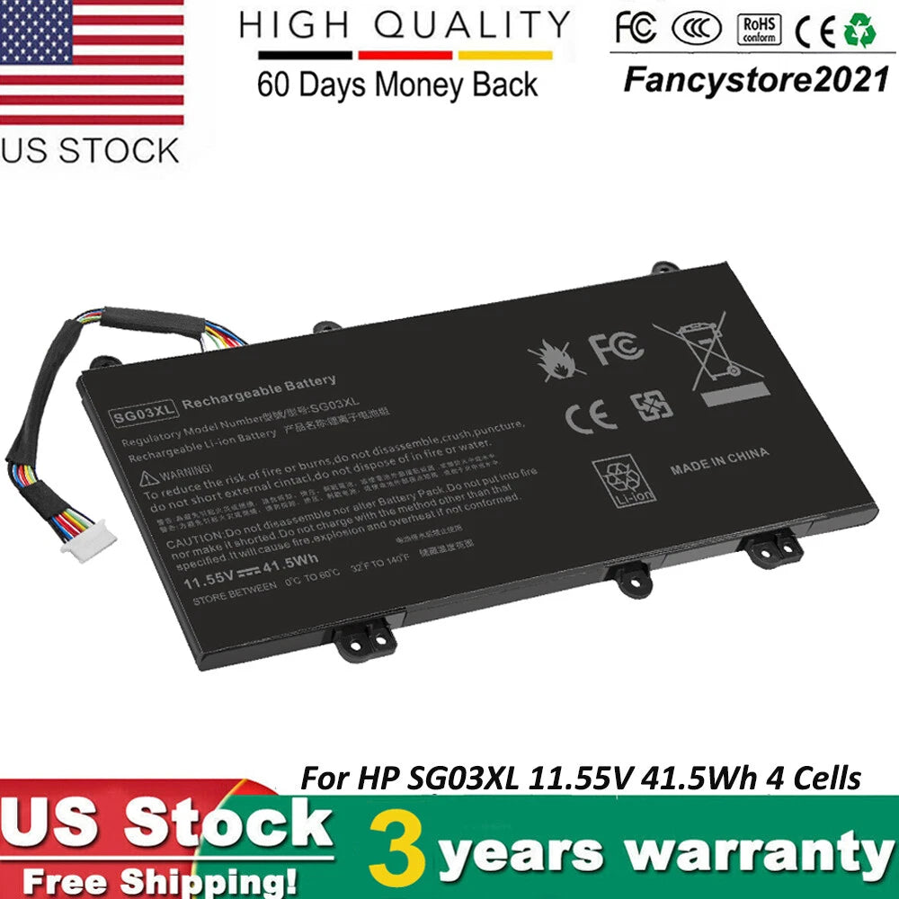 SG03XL SGO3XL Battery for HP Envy M7 M7-u009dx M7-u109dx 17-u163cl 849048-421 US