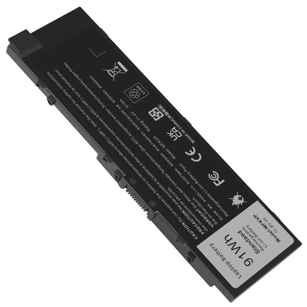 NEW 91W MFKVP Battery For Dell Precision 15 7510 M7710 Series 0FNY7 1G9VM