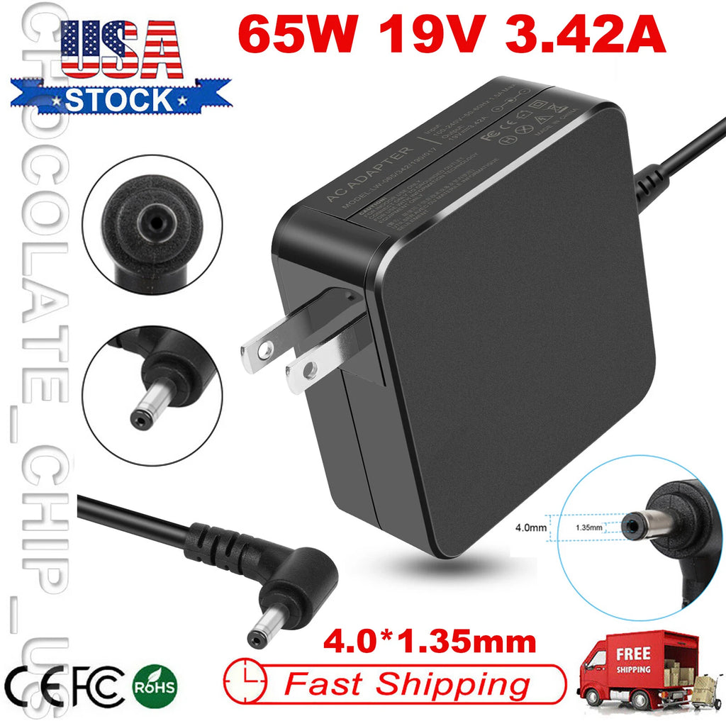 Laptop Charger AC Adapter For Asus VivoBook Chromebook Flip ZenBook AD2108320
