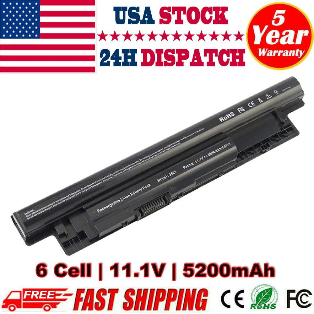 MR90Y XCMRD Battery for Dell Inspiron 17R 5737 5721 17 5748 3721 15R 5537 5521
