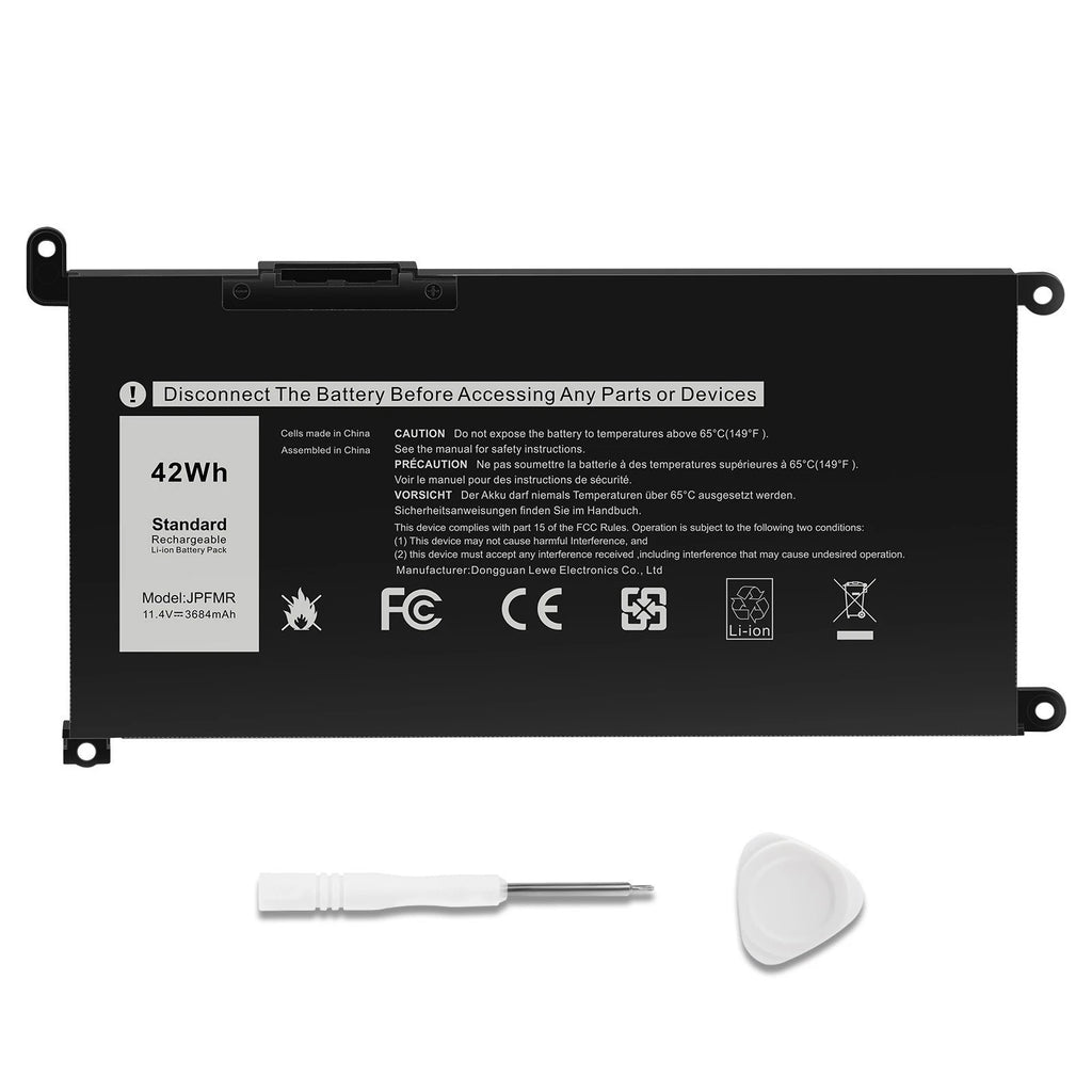 ??LOT JPFMR Battery For Dell Chromebook 3100 3400 5488 5593 5493 3100 2-in-1 42W