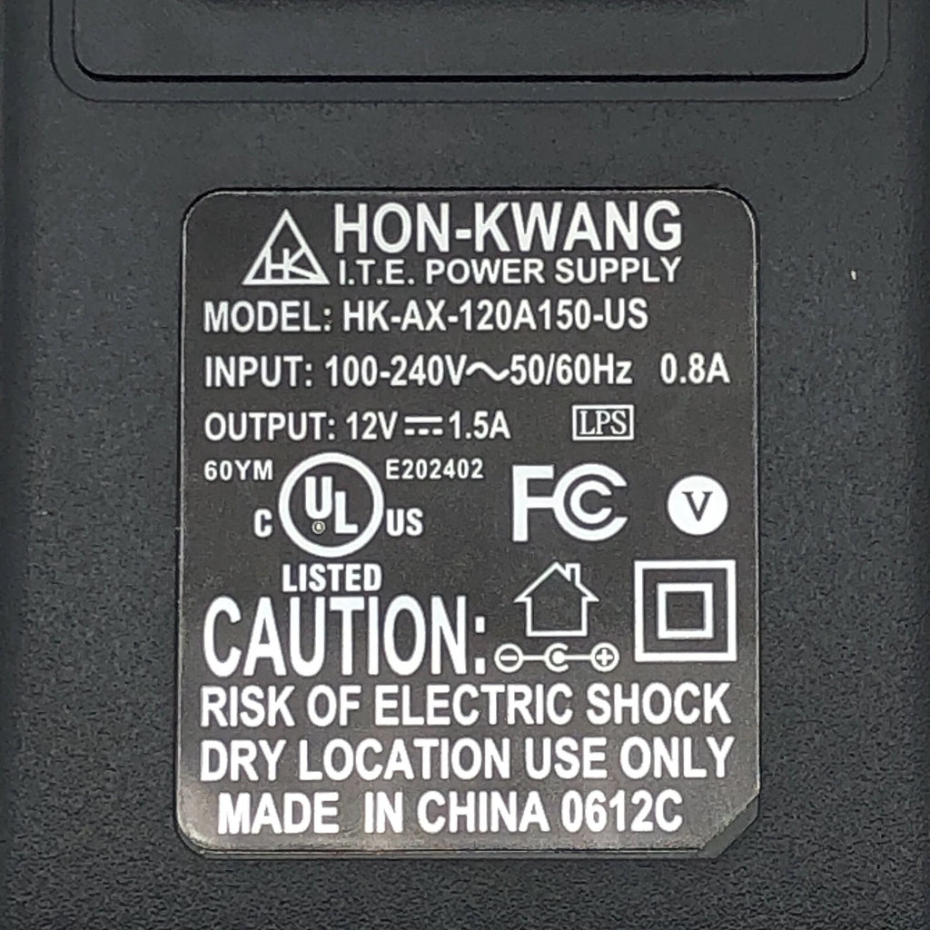 NEW Genuine Hon-Kwang AC Adapter for Arris SURFboard SB8200 DOCSIS Cable Modem