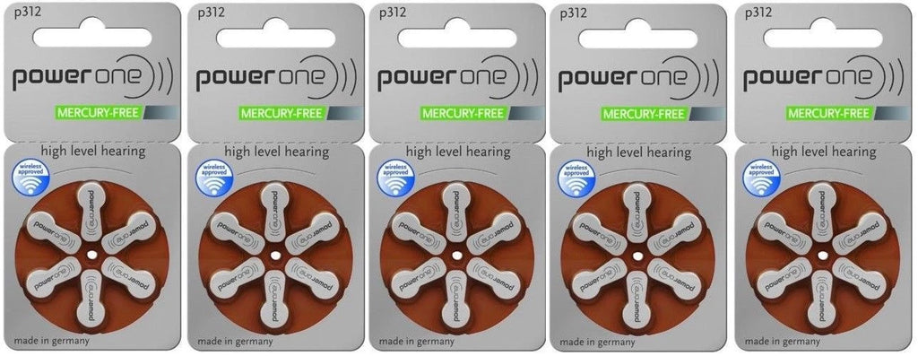NEW 240 Pcs Power One Power One Hearing Aid Batteries size P312 Expire 2023