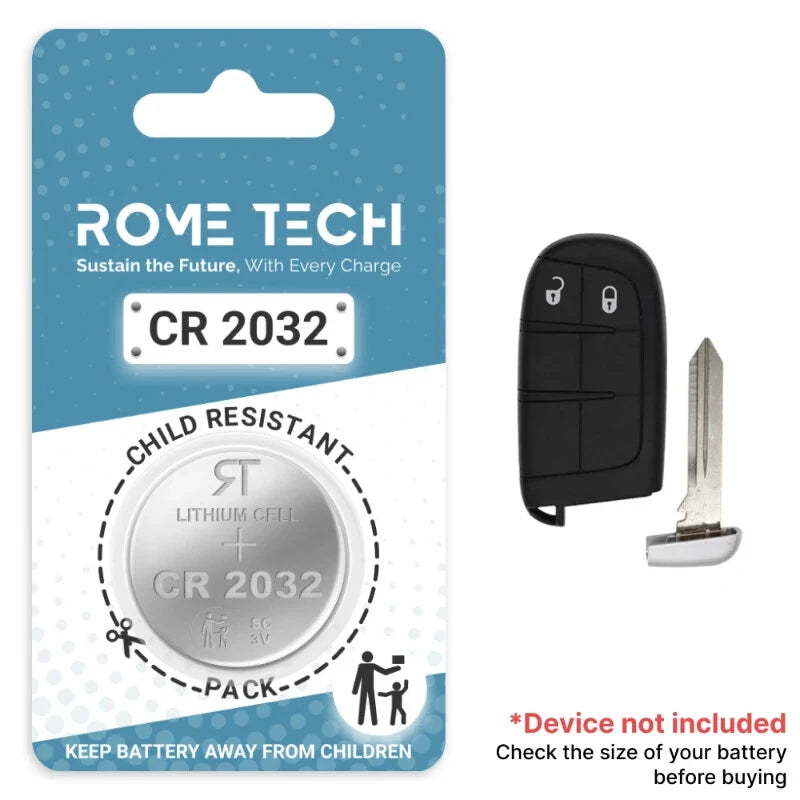 Key Fob Battery Replacement for Jeep Grand Cherokee 2022 2021 - 2008 1 or 2 Pack