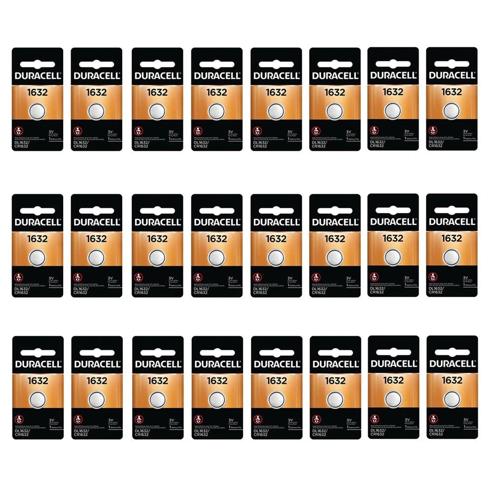 24x Duracell 1632 DL1632 CR 1632 3V Lithium Coin Battery