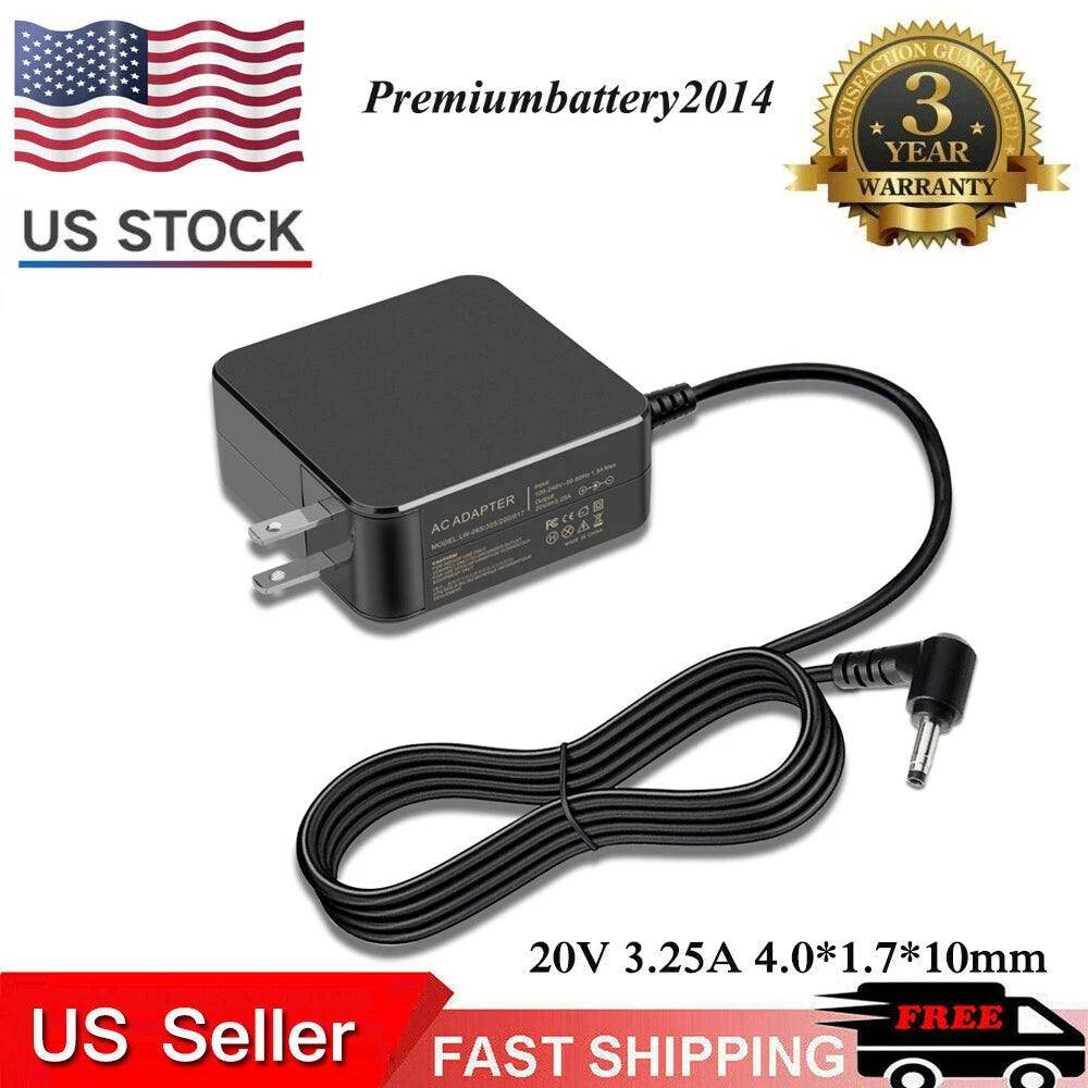 20V 3.25A AC Adapter Charger for Lenovo IdeaPad Flex 4 5 6 ADP-45DW B ADL45WCC
