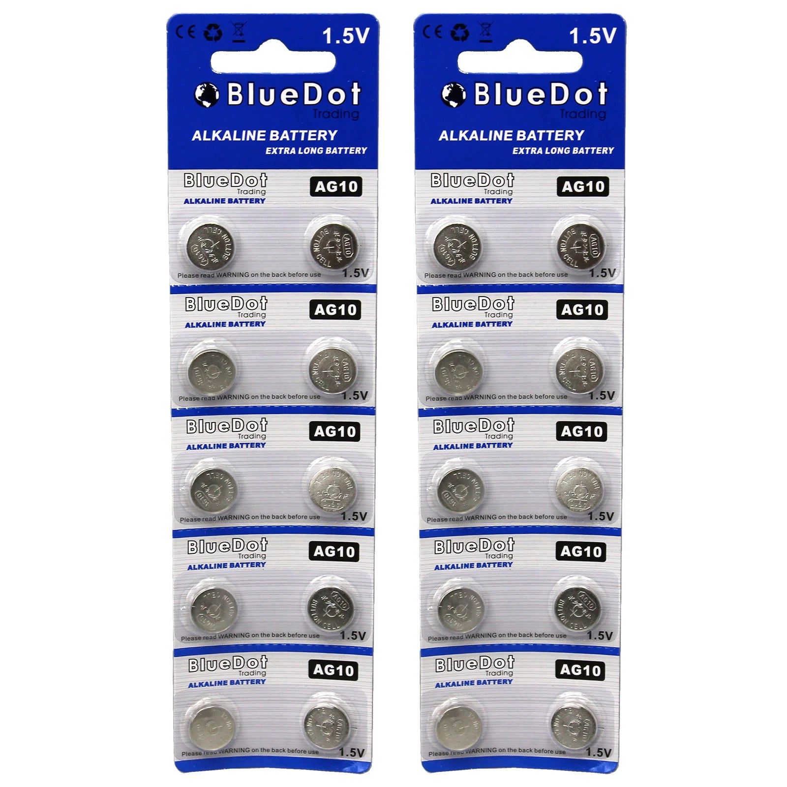 20 pcs - AG10 button cell alkaline batteries coin watch calculator battery size