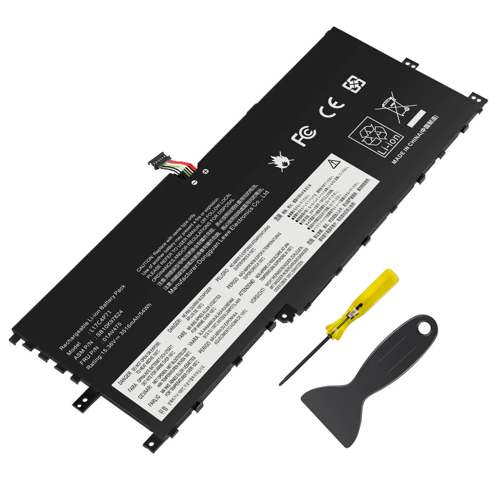 01AV474 L17M4P71 SB10K97623 Battery for Lenovo ThinkPad X1 Yoga 3rd Gen 2018