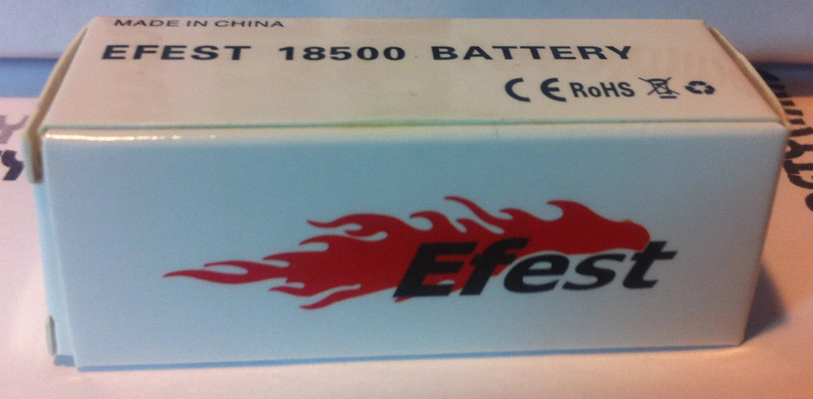 Brand New IMR 18500 1100mAh 3.7V Rechargeable LiMn High Drain Battery-Flat