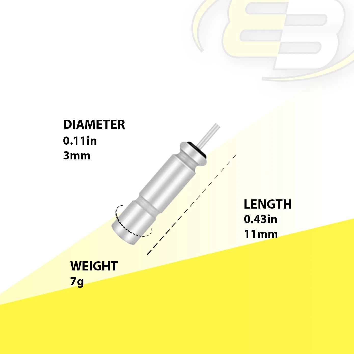 3.0V Lithium Battery CR311Pin Shape Battery For Fishing Floats / Bobbers