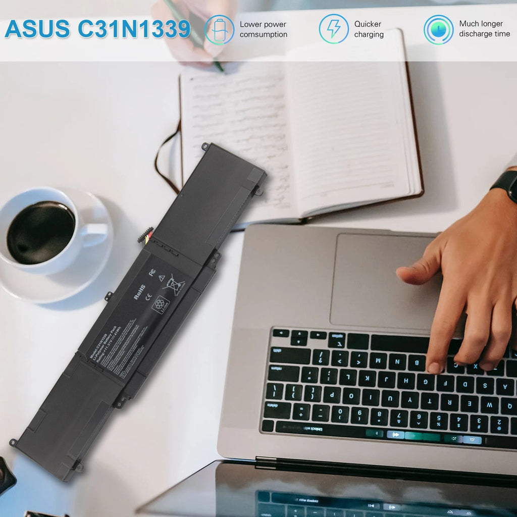 41Wh C31N1339 Battery For Asus UX303 UX303L UX303U UX303LA UX303LN Q302LA 6 Cell