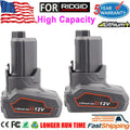 6.0Ah 12V Battery For Ridgid L1240 AC82048 R82048 R86048 130446007 130446011 USA