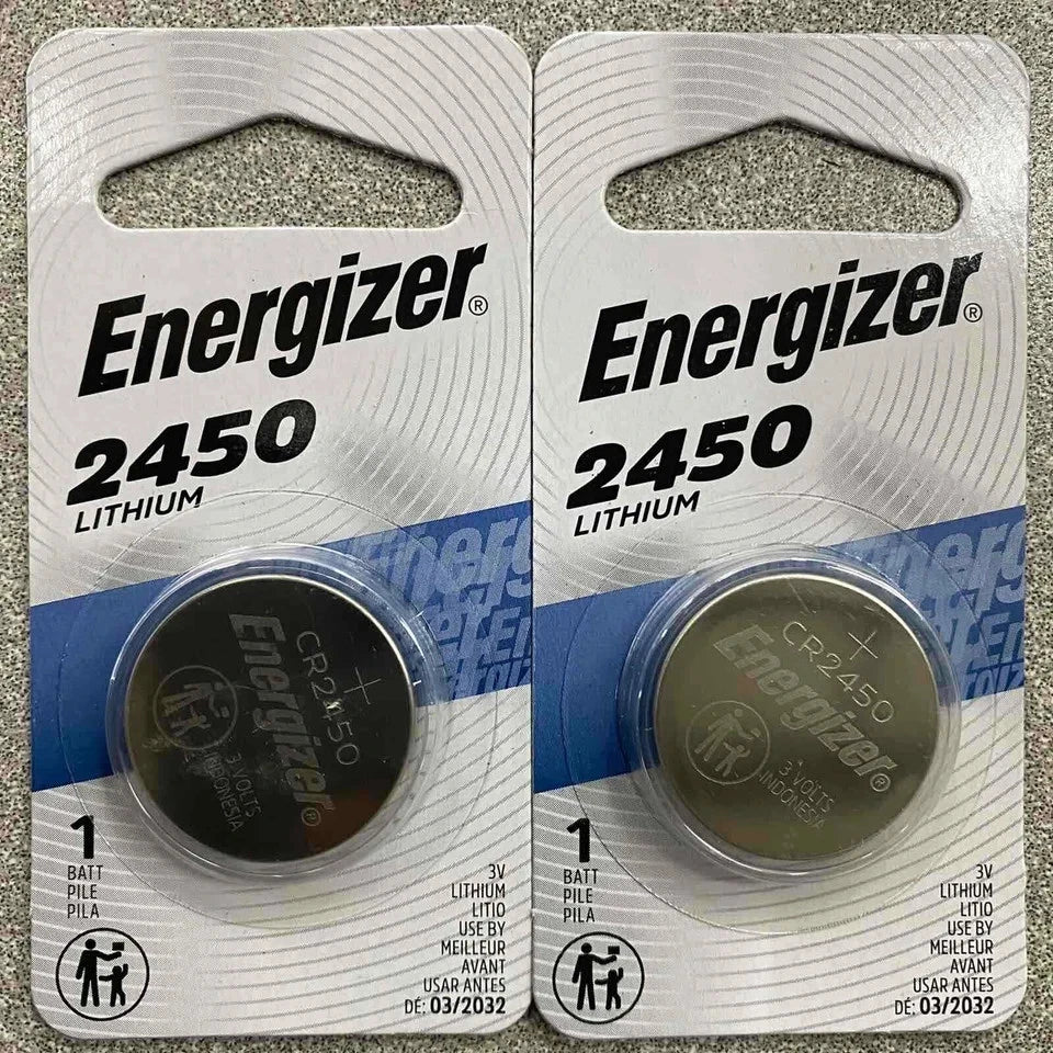 3 Pack New Fresh Energizer ECR2450 CR2450 BR2450 Lithium 3V Battery Exp 03/2032