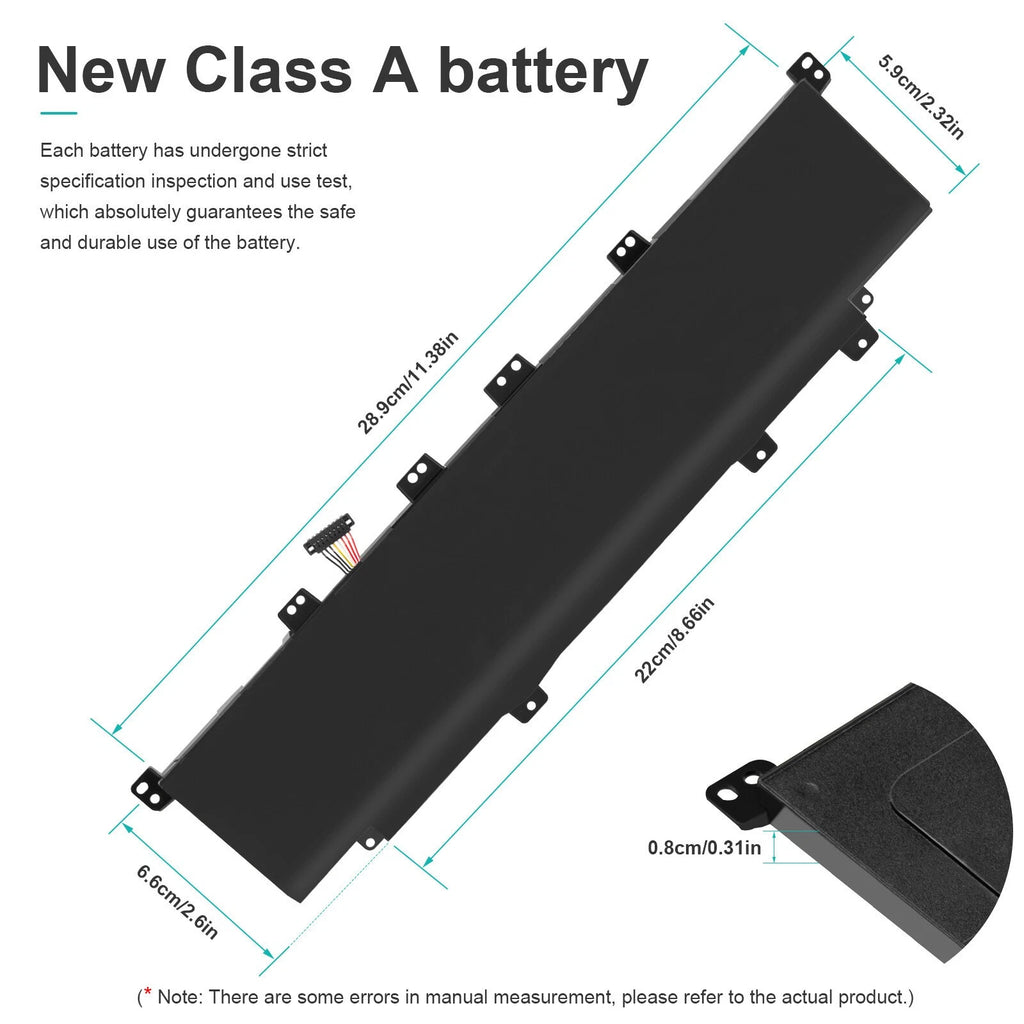 NEW C31-X402 Battery Fr Asus VivoBook S300 S300C S300CA S400C S400E S300E S400CA