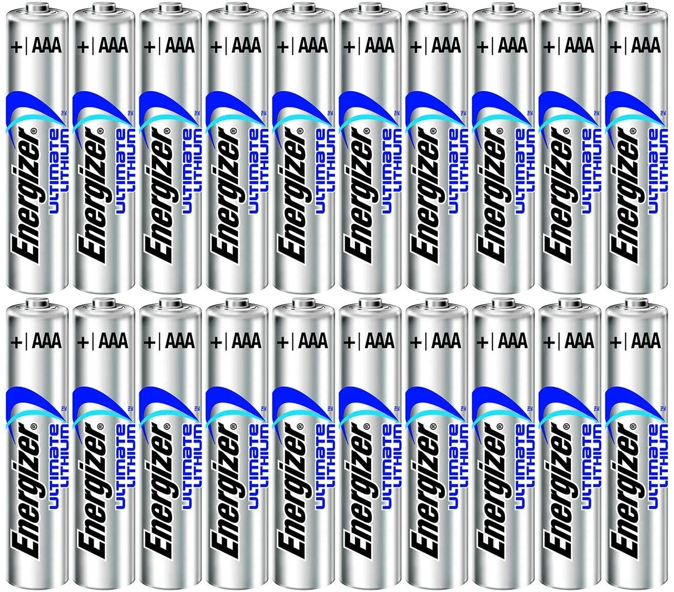 Energizer Ultimate Lithium AAA Batteries, 20 Pack Bulk