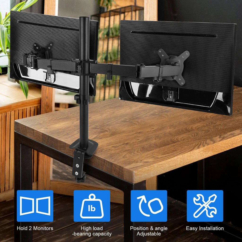 TV LCD LED Computer Monitor Laptop Table Riser Shelf Desktop Stand Space Saver
