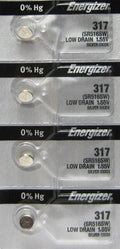 Energizer 317 Button Cell 1.55V Batteries 4 Pcs