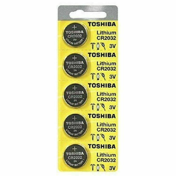 10 x New Original Toshiba CR2032 CR 2032 3V LITHIUM BATTERY DL2032-EXP-2033