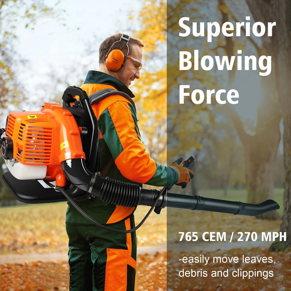 ??26CC/43CC/30CC/63CC Leaf Blower Gas Powered Snow Blower 2-Stroke Engine 4Types