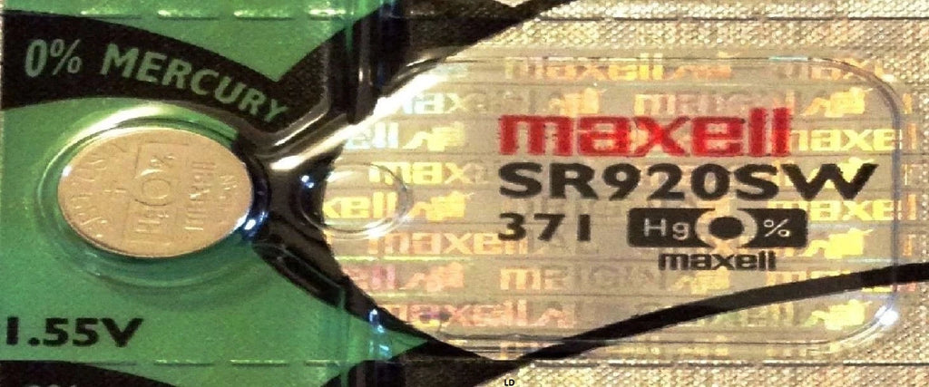 371 MAXELL WATCH BATTERIES SR920SW SR920 371 D370 A6 NEW BUY 3 GET 2 FREE!!