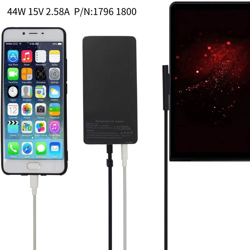 For Microsoft Surface Pro 1 2 3 4 5 6 7 8 Surface RT Laptop Charger AC Adapter