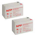 2PC NPPower NP 12V 7Ah AGM VRLA Battery with T1 Terminal